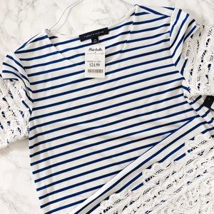 NWT Tommy Hilfiger Lace and Striped Dress